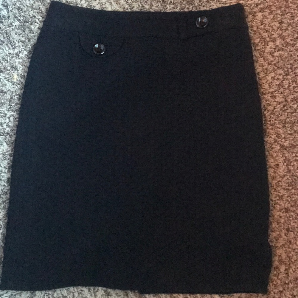 Ann Taylor black pencil skirt